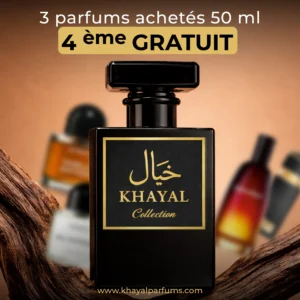Pack 3 Parfums 50ML + 4ème GRATUIT