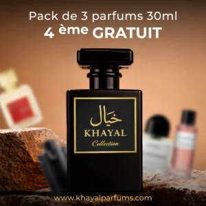 Pack 3 Parfums 30ml + 4ème GRATUIT